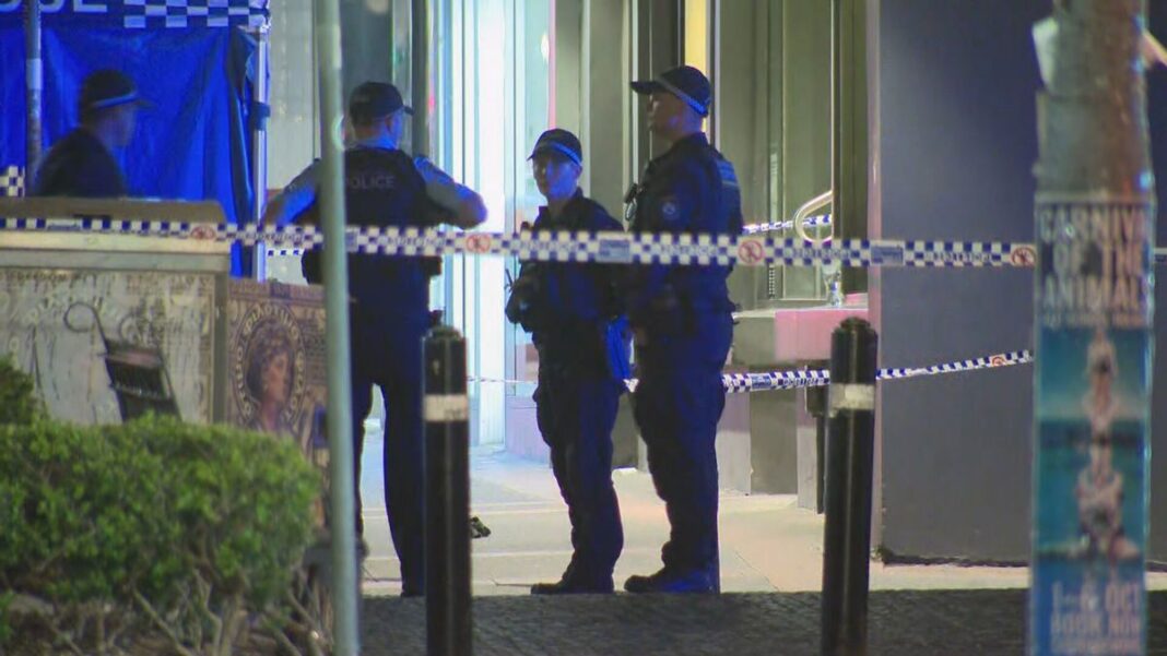 Emergency services rushed to Marrickville Road in Marrickville on Monday, September 23, in response to reports a man had been stabbed. (9News)