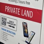 5.A sign at Bunnings in Balgowlah urged customers to register via an app. (Facebook)_9news