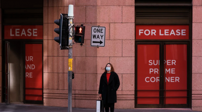 바이러스 공포 시드니 시티 상권 휘청