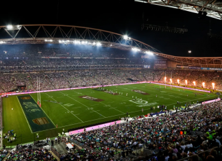 럭비 그랜드 파이널 ANZ경기장 4만 관중허용