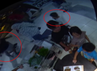 리드컴에서 6살아이 도망가던 도둑과 충돌해 기절