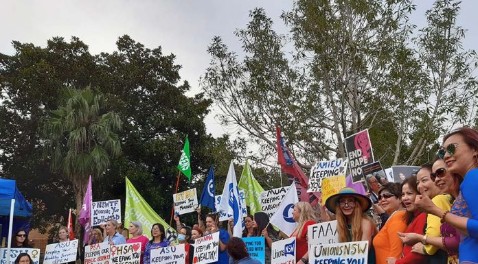 시드니 평화의 소녀상 연대, 세계 여성의 날 성폭력 철폐와 젠더 정의 실현을 위해 연대