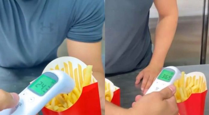 시드니 푸드 블로거 조니 마사드, 갓 튀긴 맥도날드 감자튀김을 얻는 법 공개 The chips with salt