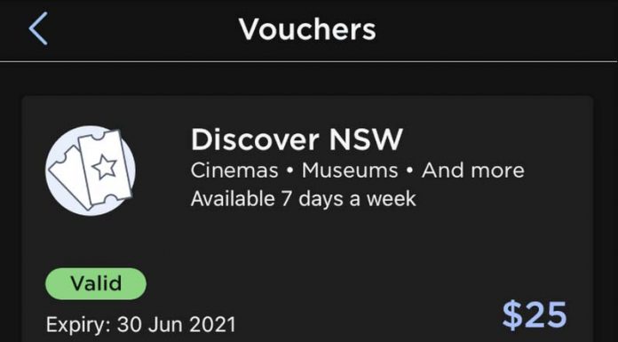 NSW Dine & Discover 바우처: 언제까지 사용 가능한 것일까? 바우처 사용 기한