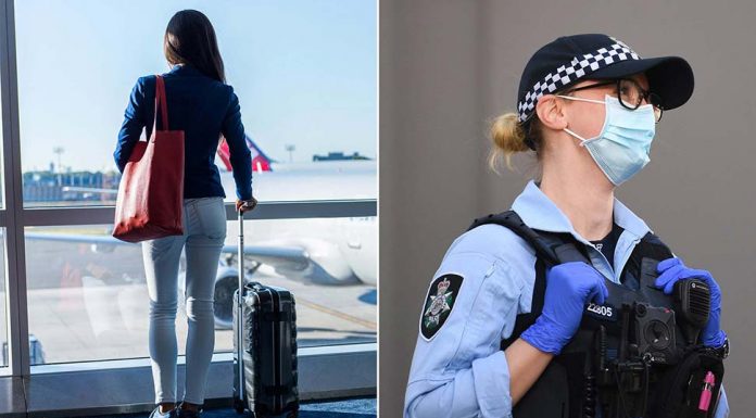 락다운 제한 무시하고 캔버라로 비행기 타고 간 여성 Provided by Daily Mail MailOnline logo