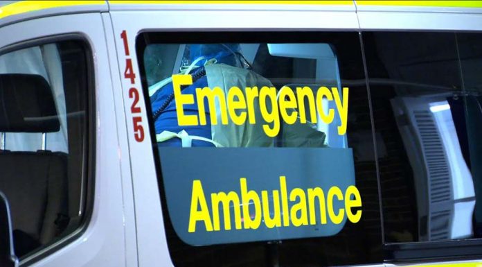 NSW 운전자가 닭장 철장에 맞아 숨져 The man was treated by paramedics before being airlifted to the Gold Coast.SourceSupplied