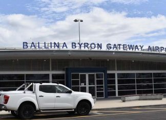 시드니 – 발리나(Ballina) 확진자 방문, NSW 북부 해안 경계 강화 Ballina Byron Gateway Airport.