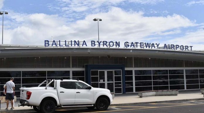 시드니 – 발리나(Ballina) 확진자 방문, NSW 북부 해안 경계 강화 Ballina Byron Gateway Airport.