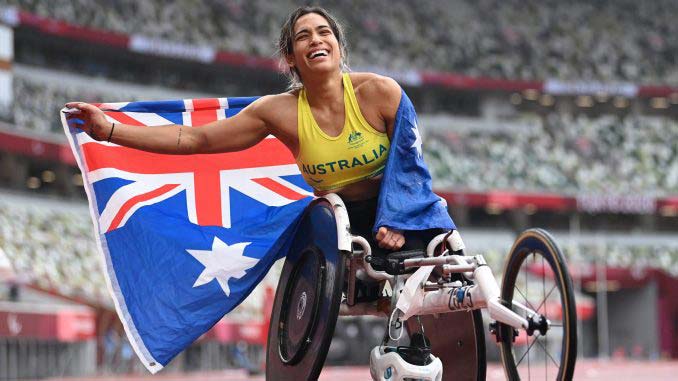 Madi de Rozario claimed Paralympic gold. (Photo ParalympicsTwitter)