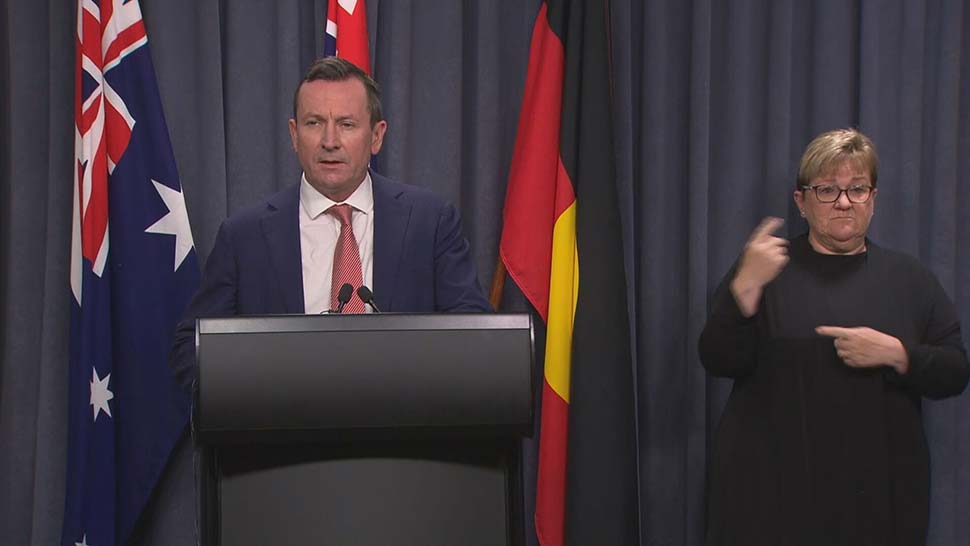 Western Australia Premier Mark McGowan has said there is no risk to the community at this point. (9News)