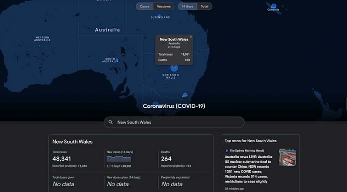 New South Wales 동네 별 록다운 적용방침 news.google.com_covid19