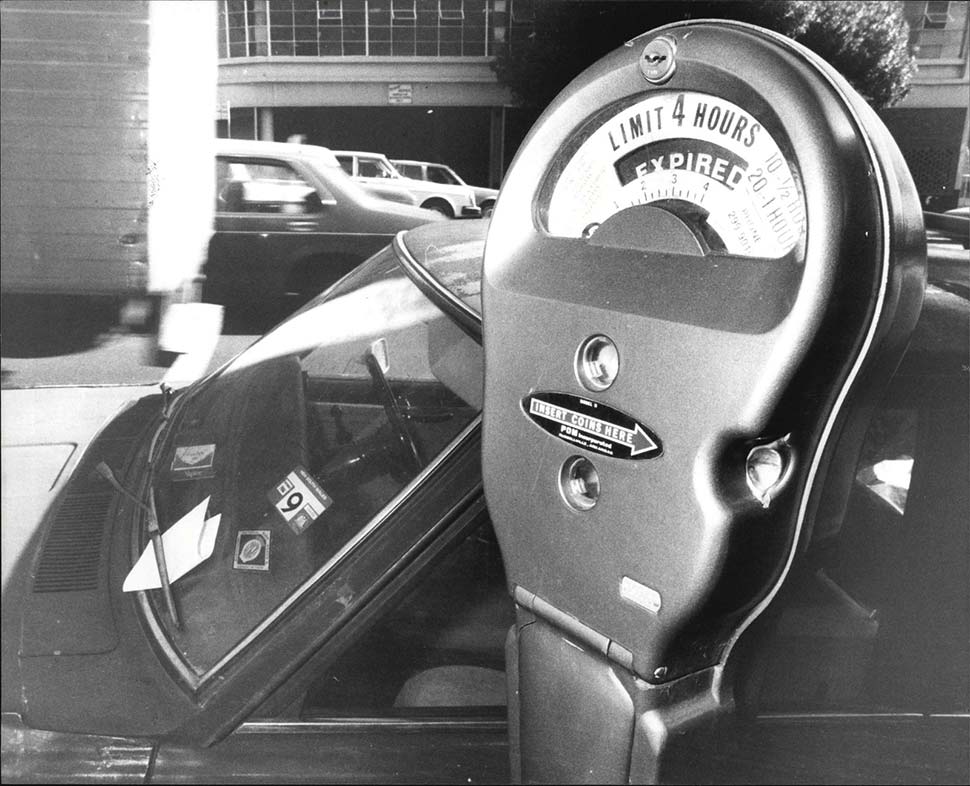 An-old-fashioned-car-park-meter-in-Sydney-in-1983.-(Fairfax-Media-)