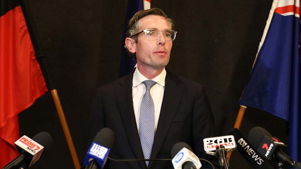 Newly elected NSW Premier Dominic Perrottet has addressed the media. (Dominic Lorrimer)