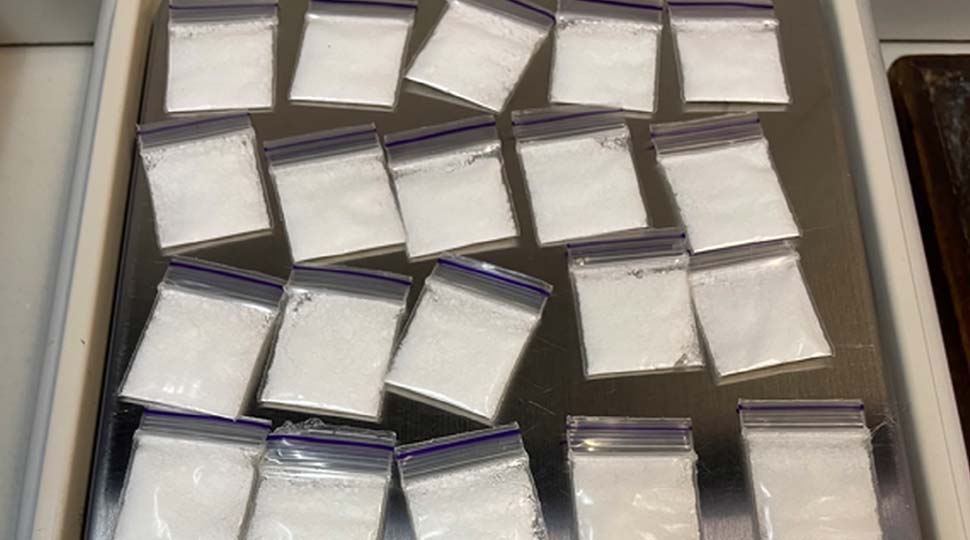 Police seized $50,000 worth of cocaine in Sydney's eastern suburbs over the weekend. (NSW Police)