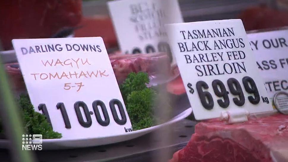 Meat & Livestock Australia recently reported record prices at the sale yards. (9News)