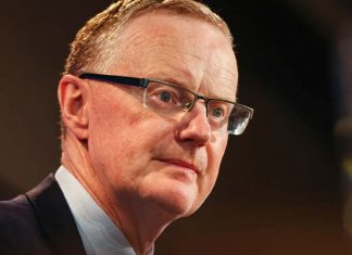 부동산 급등 제동 신호탄 금리인상 불가피 RBA governor Philip Lowe is expected to use a speech on Tuesday to talk up the country’s post-pandemic economic performance.CREDITDOMINIC LORRIMER