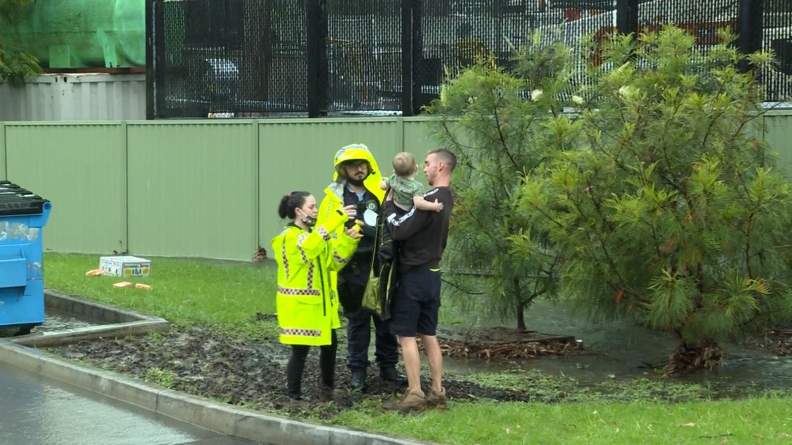 Emergency services helped to evacuate all the children. (9News)