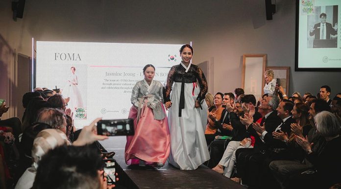 임정연 한복, 다문화 패션쇼 FOMA에서 한국의 미를 알리다