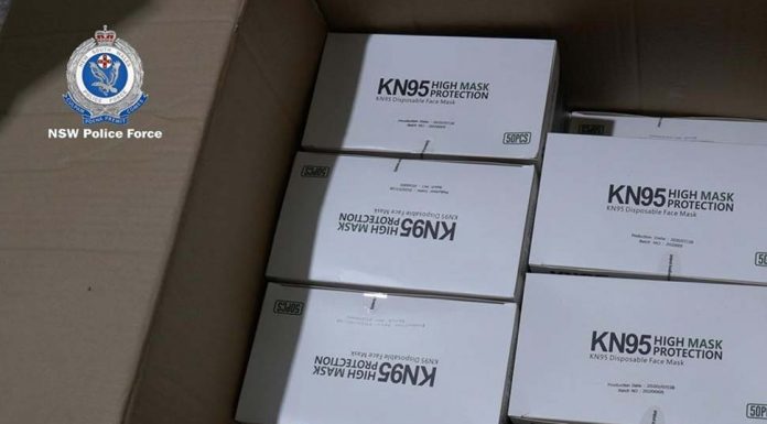 COVID-19 신속 항원 테스트 42,000개 절도 Police also found N95 masks at the alleged thief’s storage unit. Picture NSW Police