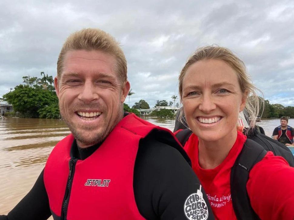 Surfing legend Mick Fanning has surprised residents on the flooded NSW North Coast with another act confirming him as a ‘top bloke’.