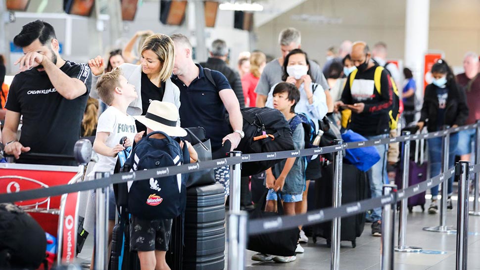 Sydney Airport is encouraging domestic travellers to arrive two hours before their departing flight this Easter school holidays in what's expected to be the busiest period for domestic air travel in two years. (Nine)