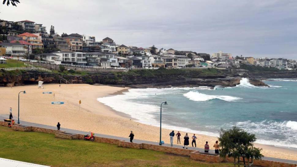 A woman's body was found on the sand by an early morning visitor to Sydney's Bronte Beach. File image. Credit AAP