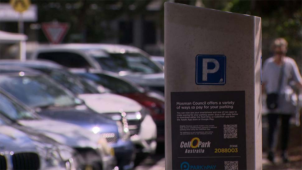 Prices at some waterfront parking spots in Mosman will spike in July. (9News)
