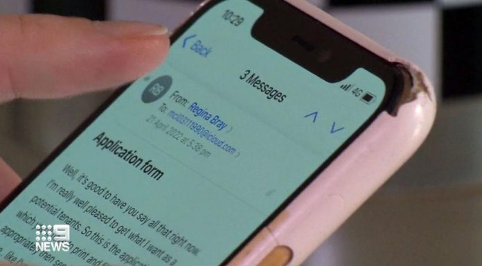 호주인, 온라인 임대 부동산 신청 사기 당해 Police are urging people to do their research and always inspect the property before sending any money. (Nine)