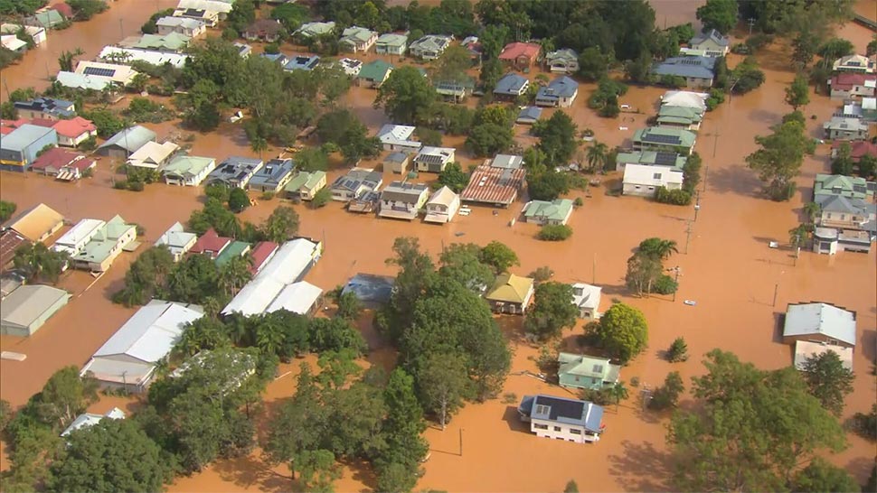 The Climate Council is warning one in every 25 Australian homes will be uninsurable by 2030 due to worsening weather. (9News)