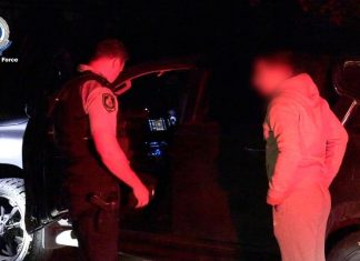 경찰, 청소년 폭력 단속 나흘 만에 232명 기소 Police search a car as part of Operation Foil. Picture NSW Police