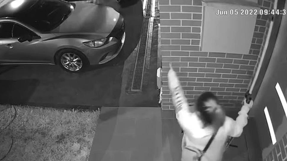 She heard the man run down her driveway and screamed at him to leave before he attacked. Picture 9 News