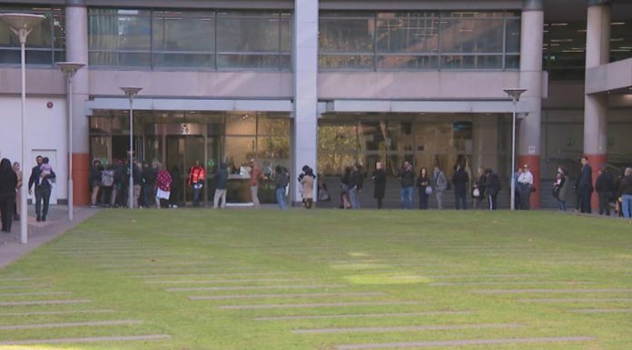 해외로 나가려는 호주인들의 여권 갱신 대기 행렬