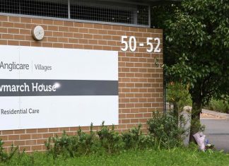 노인요양시설에서 19명 사망자에 대해 시드니 COVID-19 대응 조사 The Anglicare Newmarch House in western Sydney. (AAP)