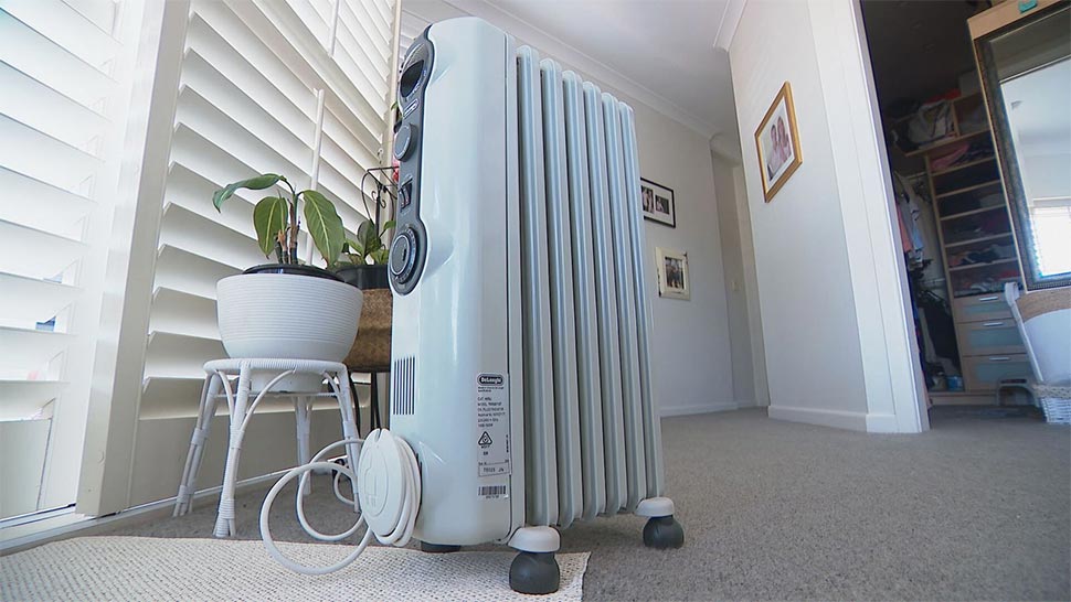 Electric heaters use more power than air conditioning units, Corrigan says. (9News)