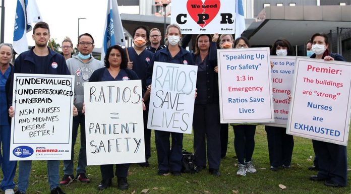 시드니 혼스비 쿠링가이 병원 위험한 근무 환경 Nurses from Hornsby Ku-ring-gai Hospital are angry at low staffing levels which they say has created difficult and dangerous workloads. (9News)