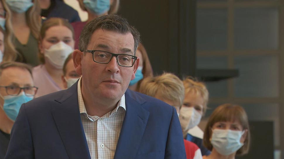 Victorian Premier Daniel Andrews said the investment would help ease the significant pressure on the health system. (Nine)