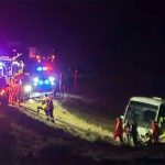 At least eight people have been treated for injuries after a bus crashed at Perisher Valley