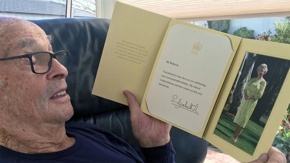 Lloyd read so e of what the Queen wrote to him in the letter for David and Sylvia. (Today)