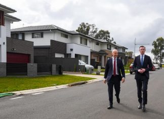 NSW 토지세 법 도입가시화 내년 1월 16일 디 데이 Treasurer Matt Kean and Premier Dominic Perrottet want to implement the NSW government’s stamp duty reforms on January 16.CREDITPETER RAE