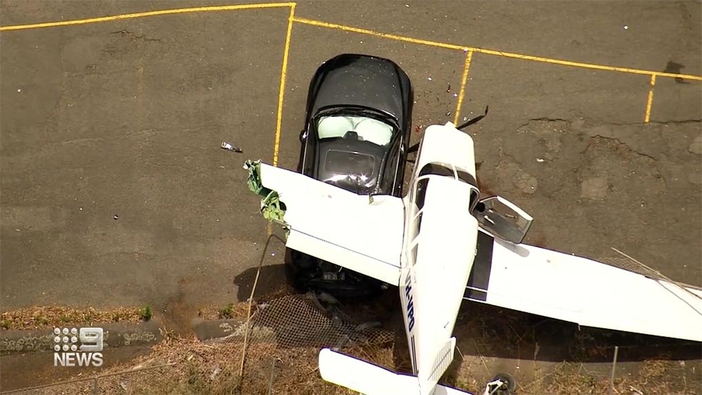A pilot who survived a light plane crash in Sydney is a newly-married man who is expecting a child. (9News)