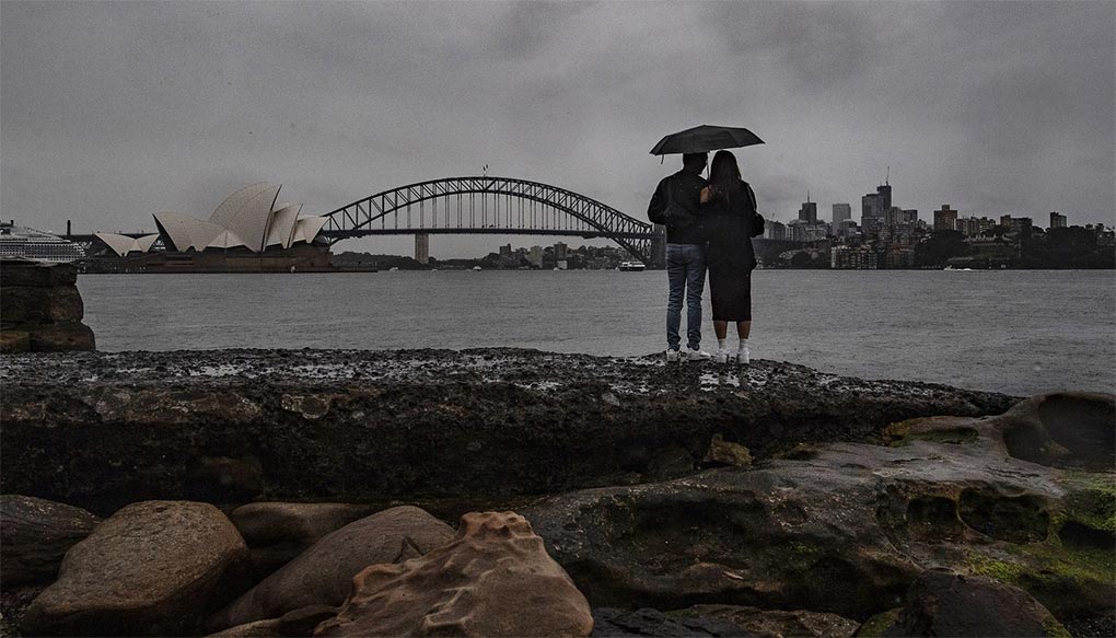 Australia's east coast has been hit by wet weather in recent weeks. (Sam Mooy)
