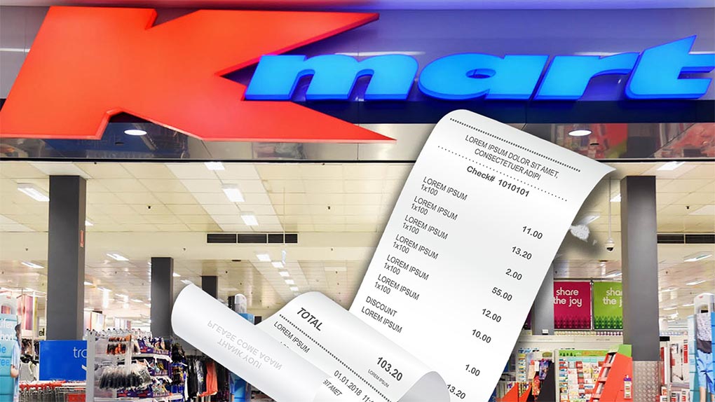 National shopper favourites Kmart and Country Road ﻿revealed they will each switch to smart receipts - effective today. (Supplied)