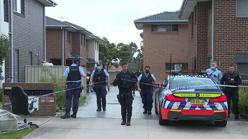A 45-year-old man died after a stabbing attack in Toongabbie. (Nine)