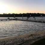 Bicton Baths will be the site of WA’s first river shark barrier. (Fran Rimrod)