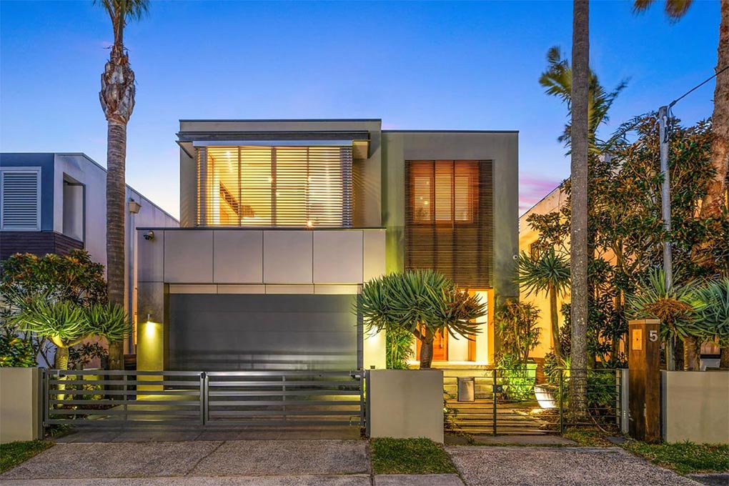 Melissa Caddick's home in Sydney's Dover Heights has settled for $9.8 million. (Sotheby's)