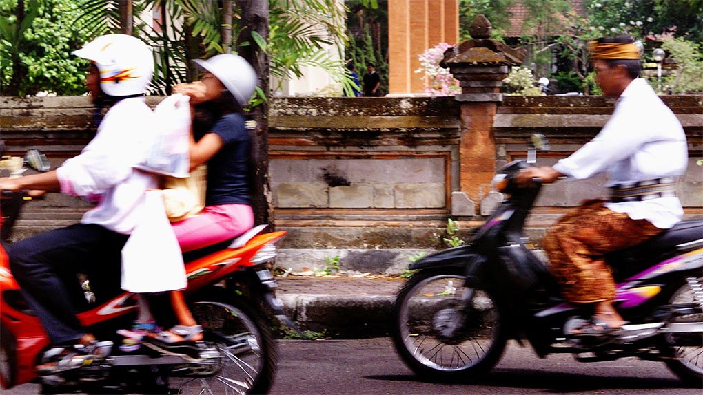 In 2020, Bali saw 405 deaths due to motor vehicle incidents. (SMH KATE GERAGHTY)