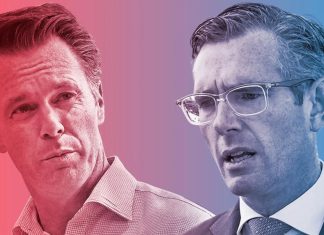 NSW 주 선거 여당 자유연정 막판 추격 막상막하 NSW Labor leader Chris Minns and Premier Dominic Perrottet are gearing up for the state election in March.