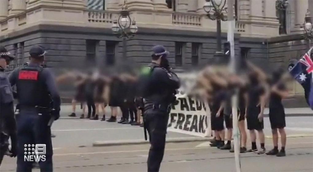 The Victorian government will consider banning the Nazi salute after white supremacists hijacked a far-right protest on the steps of State Parliament. There's also been sharp criticism of the role of Victoria Police, wit