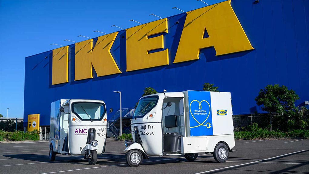 Customers will need to live within 10km of IKEA's Tempe store to get a tuk tuk delivery. (IKEA)
