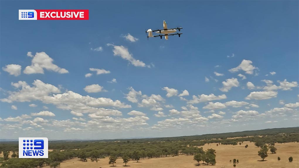 Drone technology is rapidly advancing, and Surf Life Saving NSW is now looking to harness it to help in emergencies and patrols. (Nine)